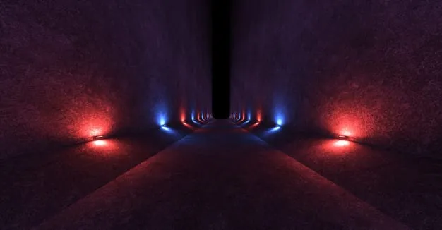 LED spotlights ugrađeni u pod