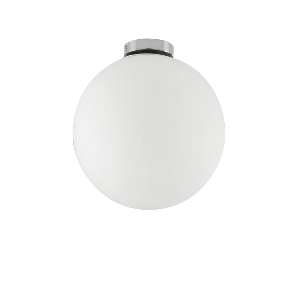 Luce Design Stolna lampa 1xE27 Staklo/Metal Bijela/Krom
