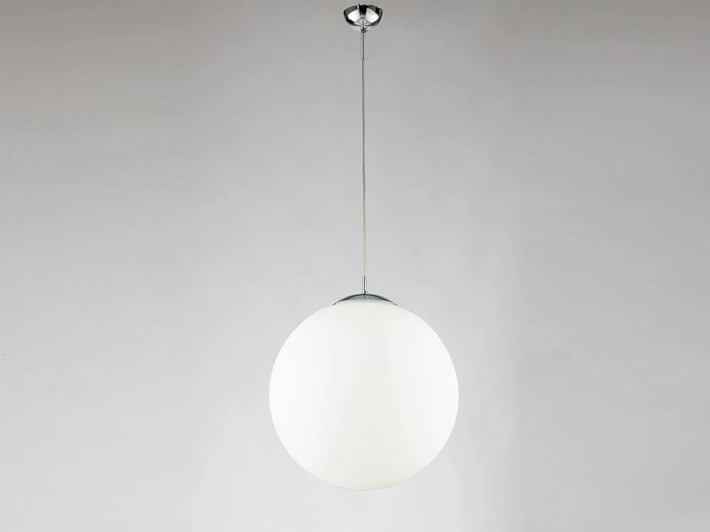 Luce Design Visilica 1xE27 Staklo/Metal Bijela/Krom