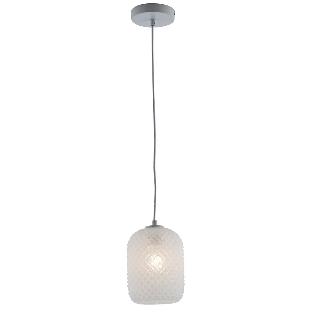 Luce Design Viseća lampa ASHFORD 1xE27 Ø15 Staklo/Metal Bijela