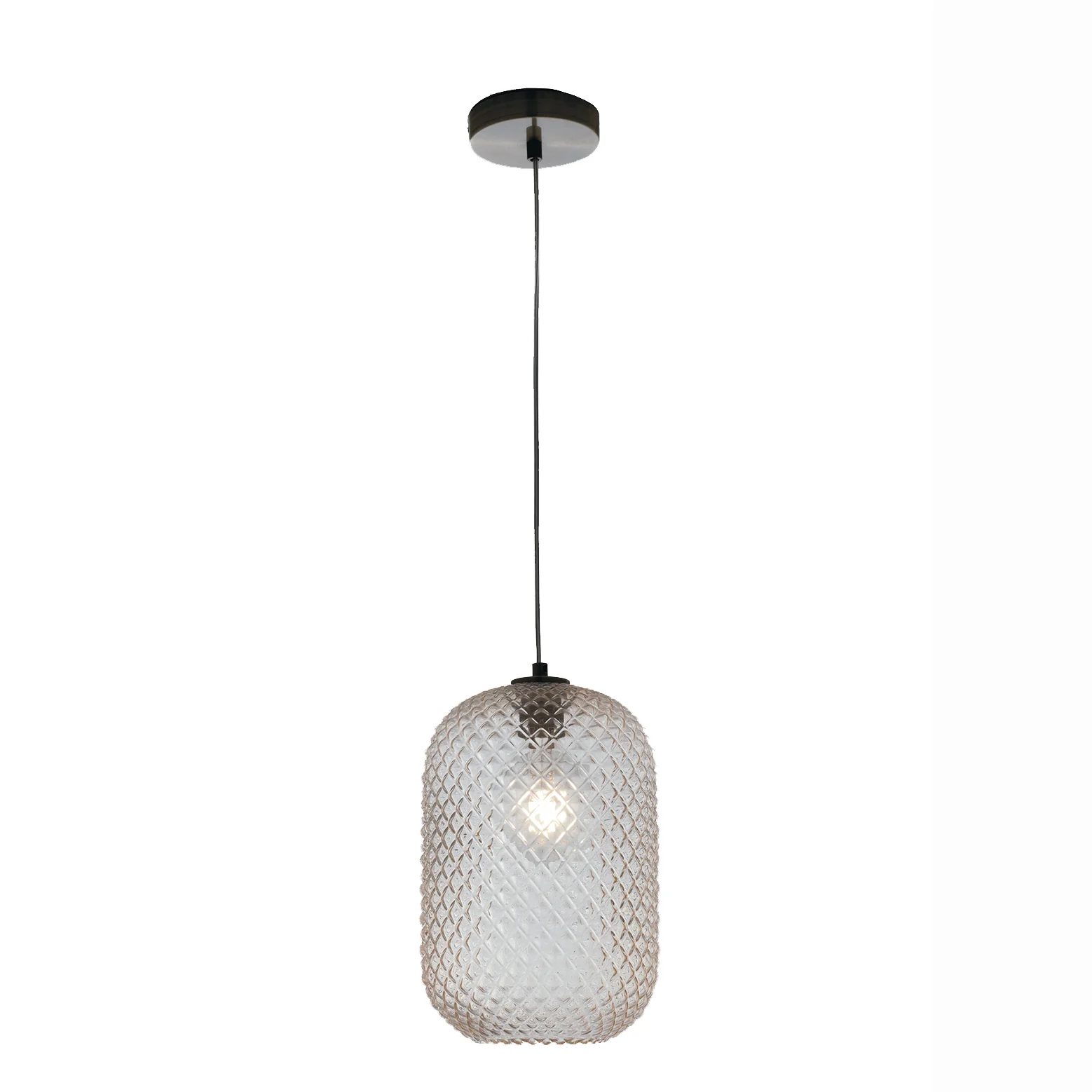 Luce Design Viseća lampa ASHFORD 1xE27 Ø20 Staklo/Metal Jantar