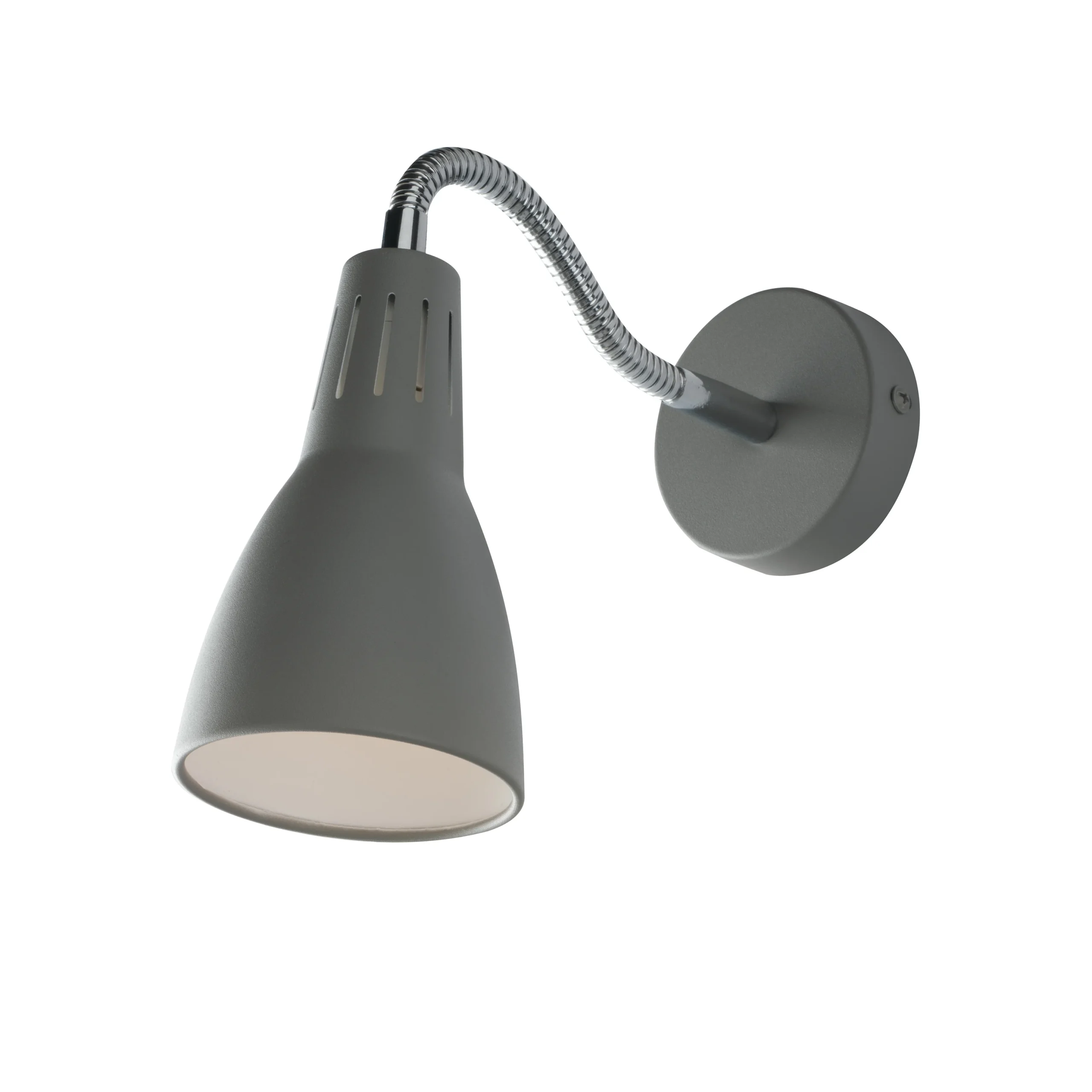 Luce Design Zidna lampa LOGIKO 1XE14 Metal Siva