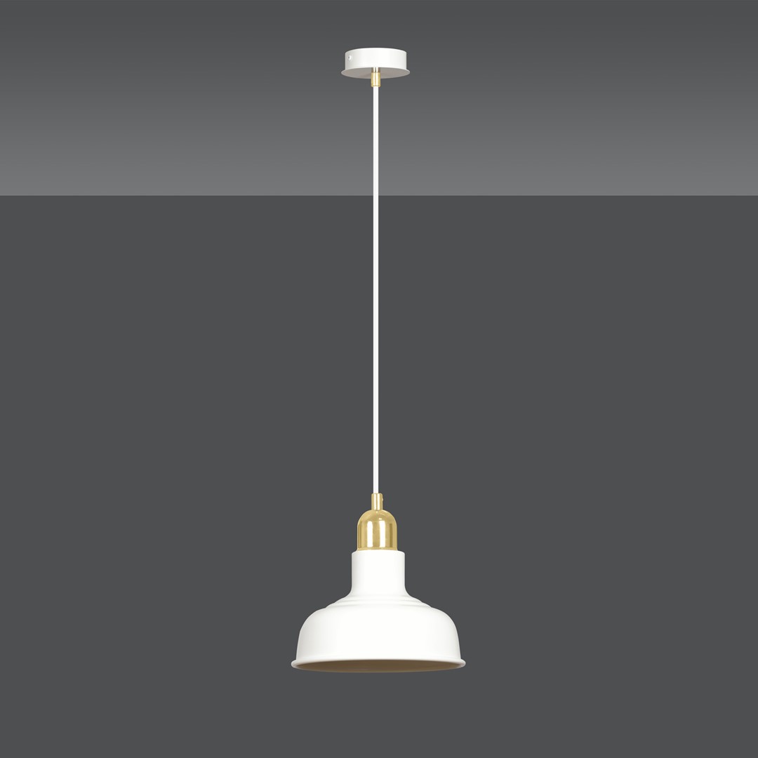 Emibig Visilica IBOR 230V 15W MAX LED E27 Čelik Bijela