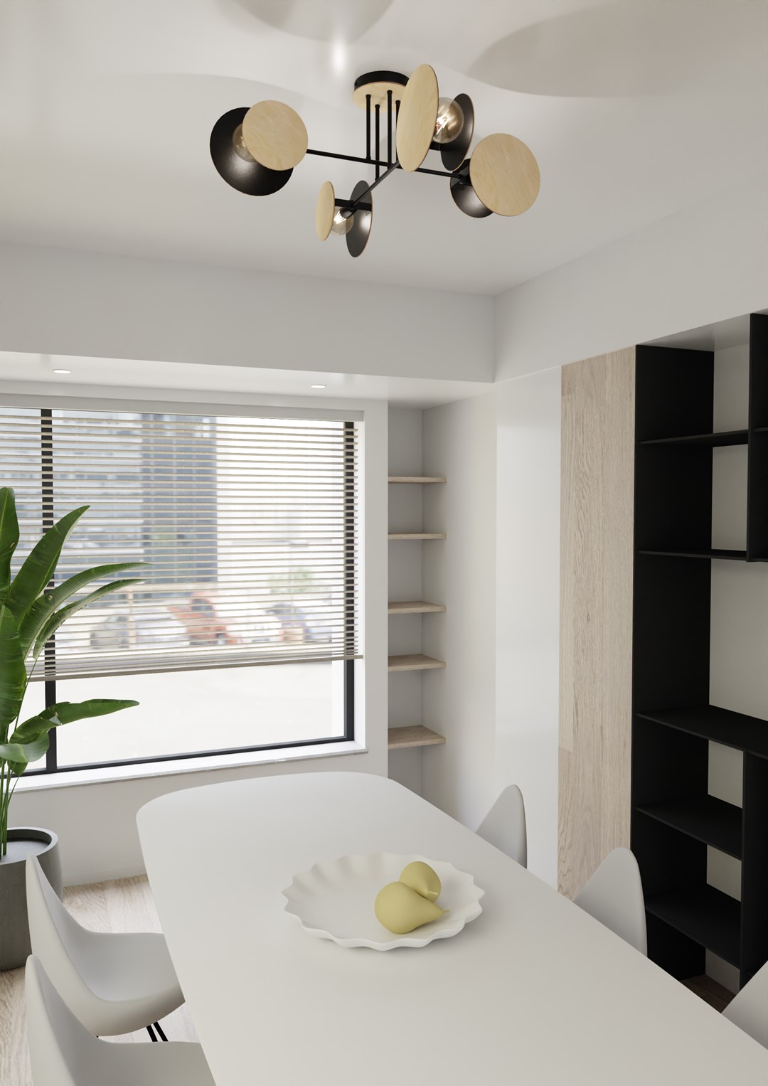 Emibig Stropna svjetiljka ZITA 230V 15W MAX LED E27 Čelik/ Drvo Crna