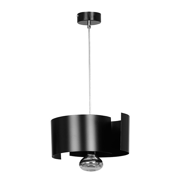 Emibig Visilica VIXON 230V 15W MAX LED E27 Čelik Crna