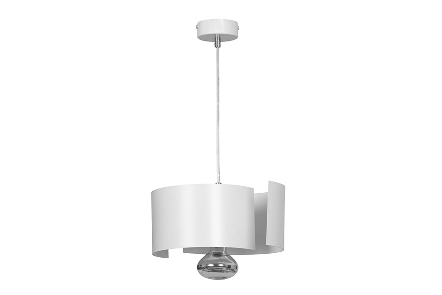 Emibig Visilica VIXON 230V 15W MAX LED E27 Čelik Bijela