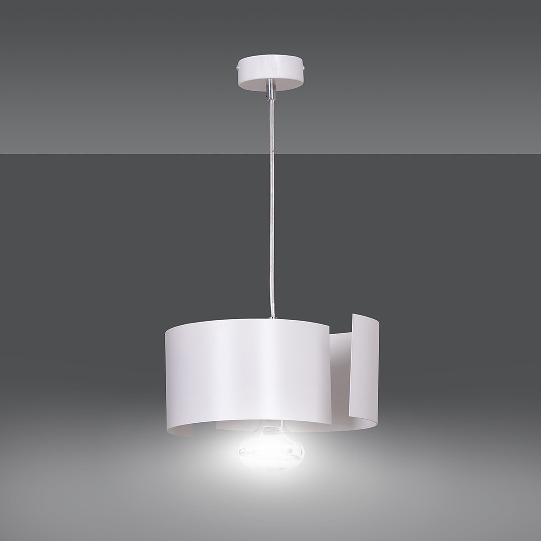 Emibig Visilica VIXON 230V 15W MAX LED E27 Čelik Bijela