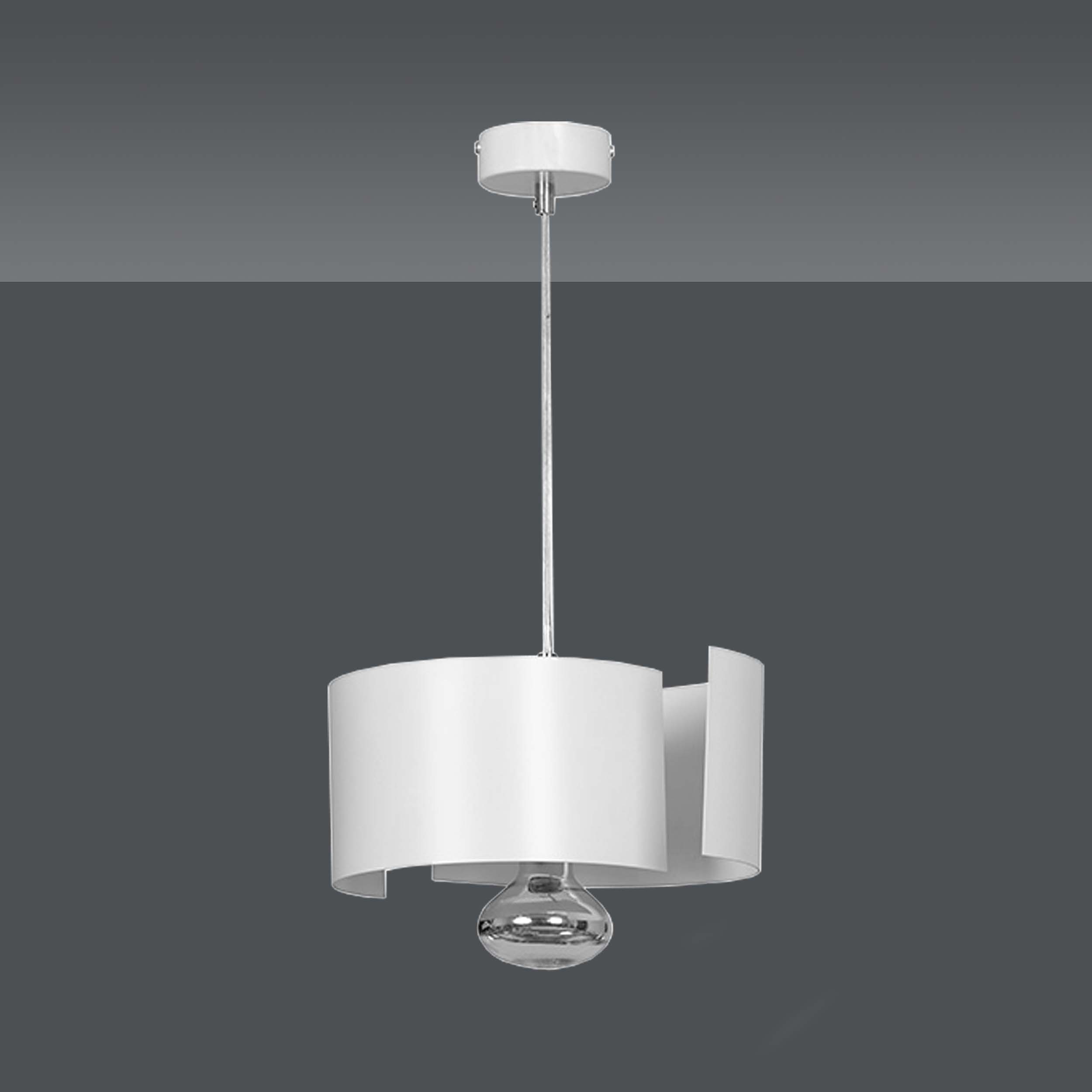 Emibig Visilica VIXON 230V 15W MAX LED E27 Čelik Bijela