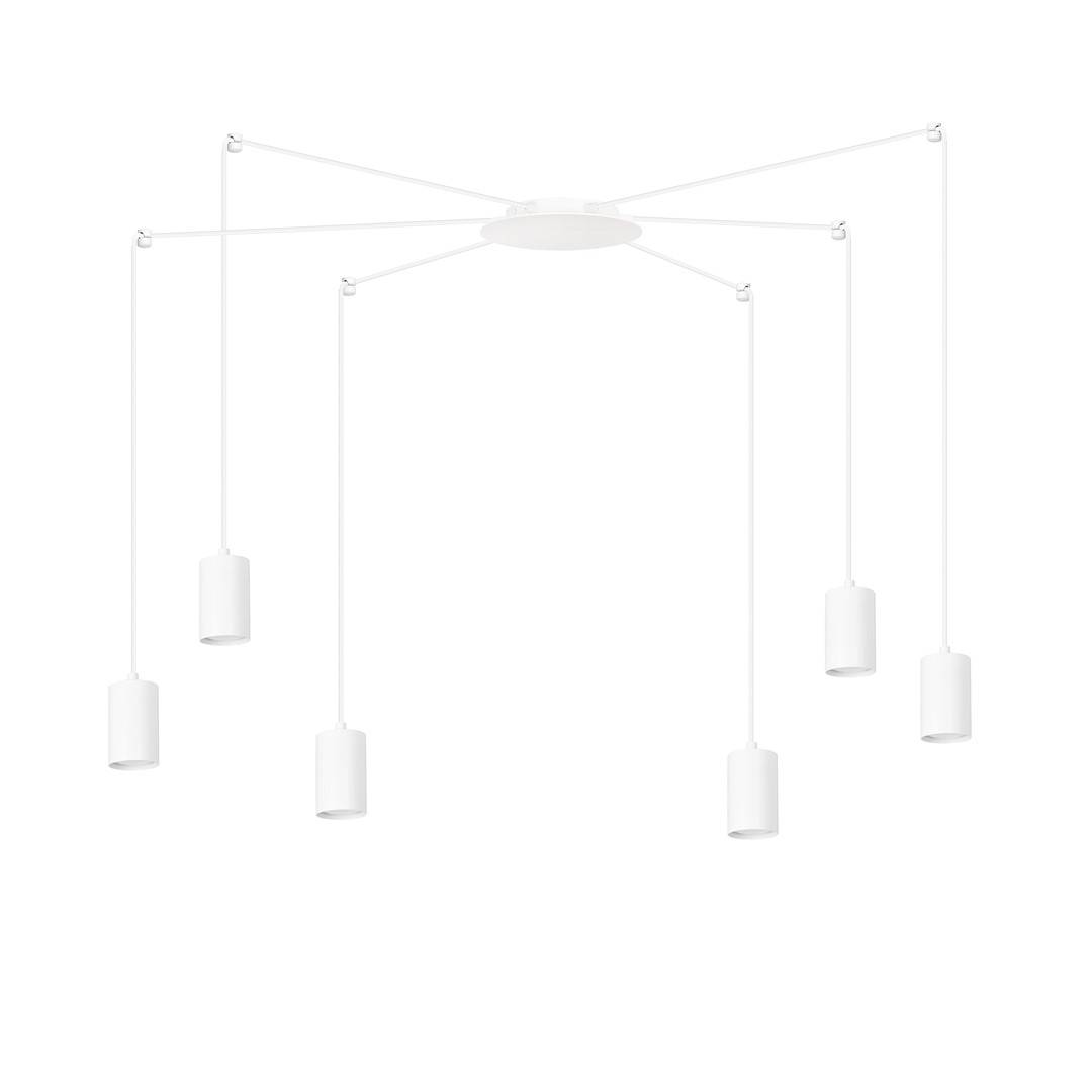 Emibig Visilica TRAKER 230V 10W MAX LED GU10 Čelik Bijela