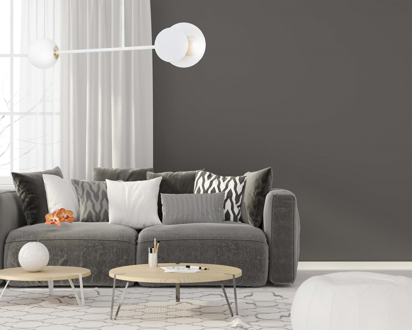 Emibig Stropna svjetiljka MINERVA 230V 15W MAX LED E27 Čelik/ Staklo Bijela