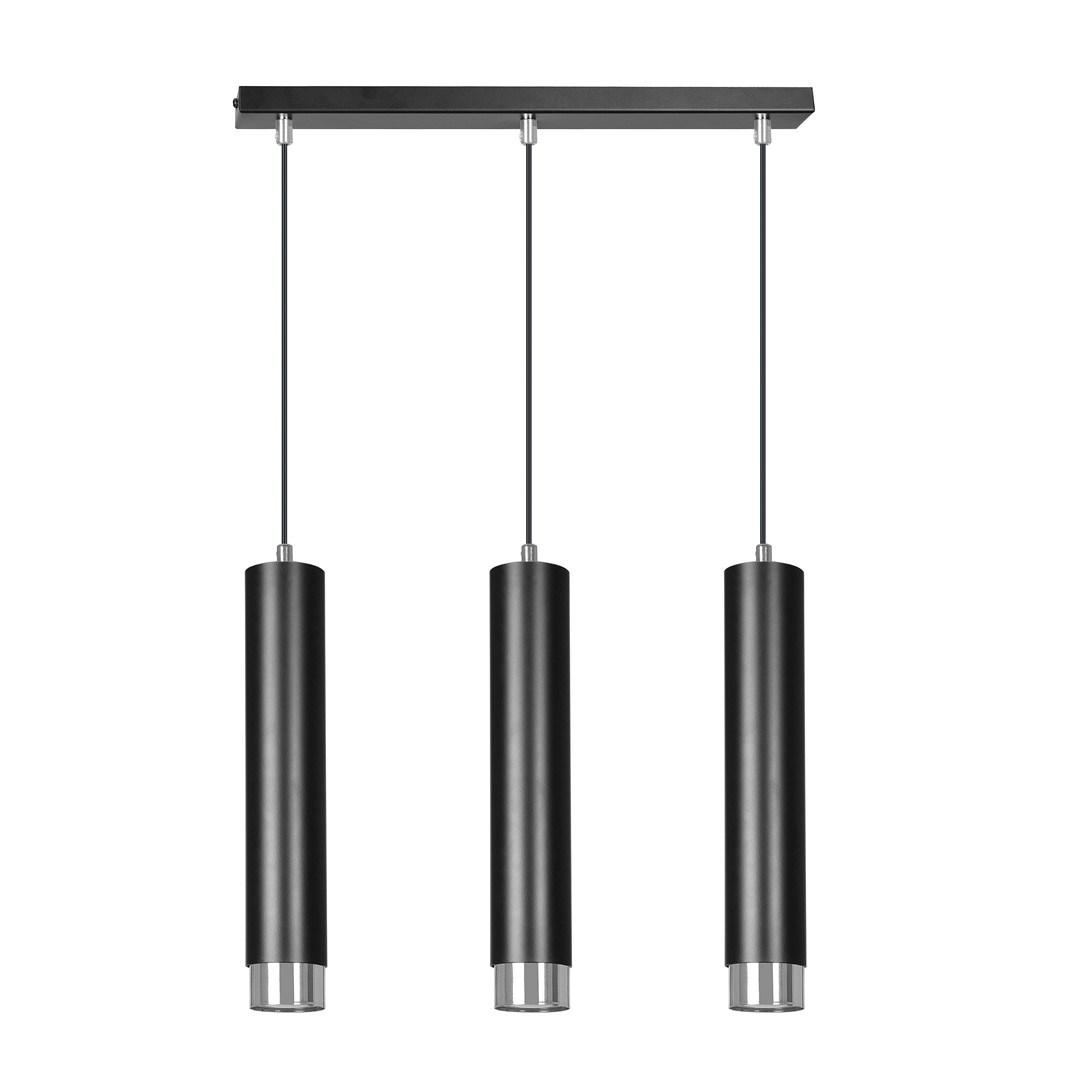 Emibig Visilica KIBO 230V 10W MAX LED GU10 Čelik Crna/ Srebrna