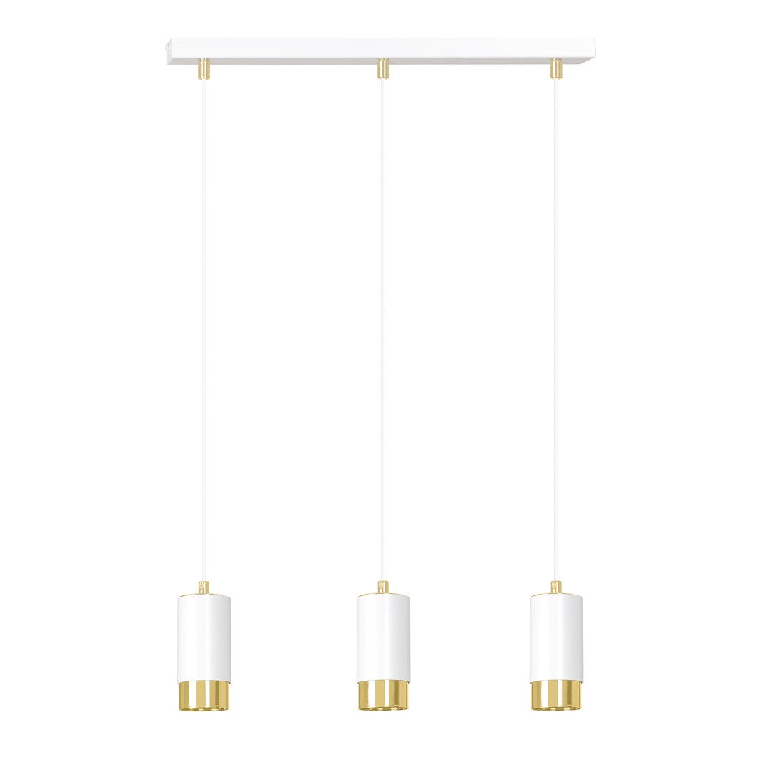 Emibig Visilica FUMIKO 230V 10W MAX LED GU10 Čelik Bijela/ Zlatna