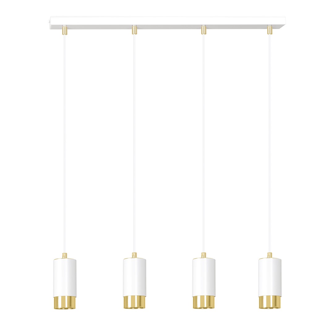 Emibig Visilica FUMIKO 230V 10W MAX LED GU10 Čelik Bijela/ Zlatna