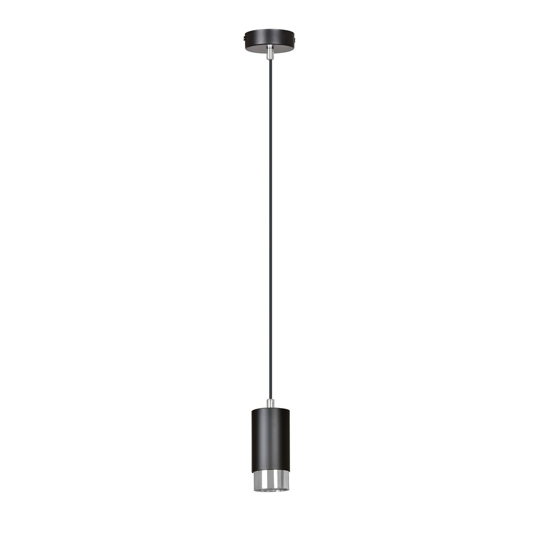 Emibig Visilica FUMIKO 230V 10W MAX LED GU10 Čelik Crna/ Srebrna