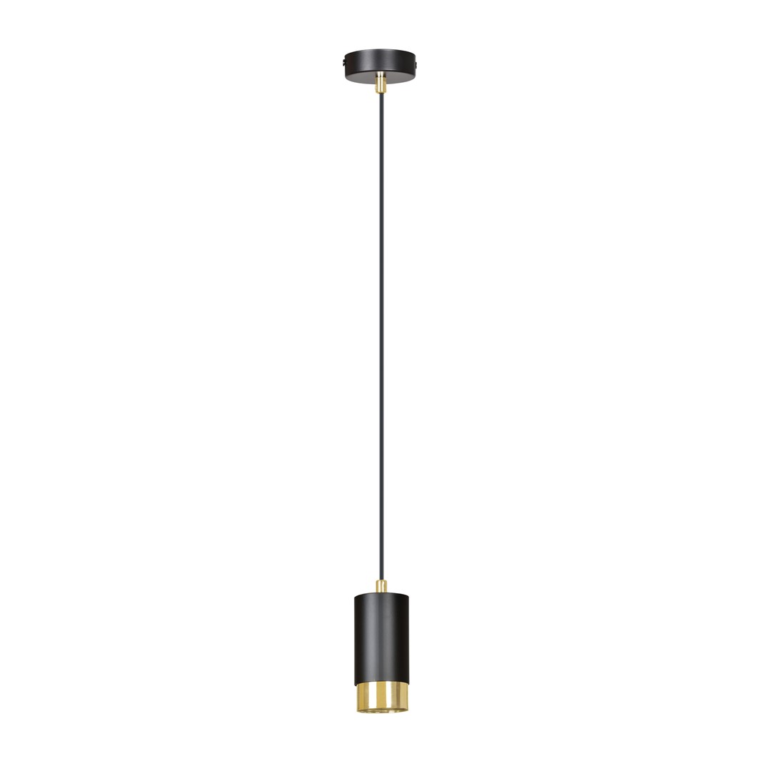 Emibig Visilica FUMIKO 230V 10W MAX LED GU10 Čelik Crna/ Zlatna