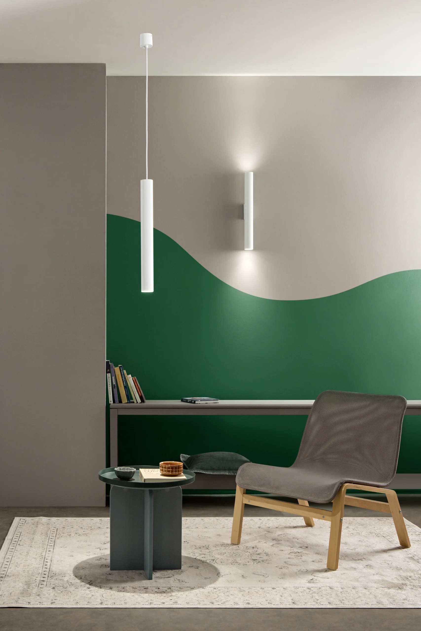 Luce Design Zidna lampa LORD 2xGU10 Čelik/Aluminij Bijela 35cm