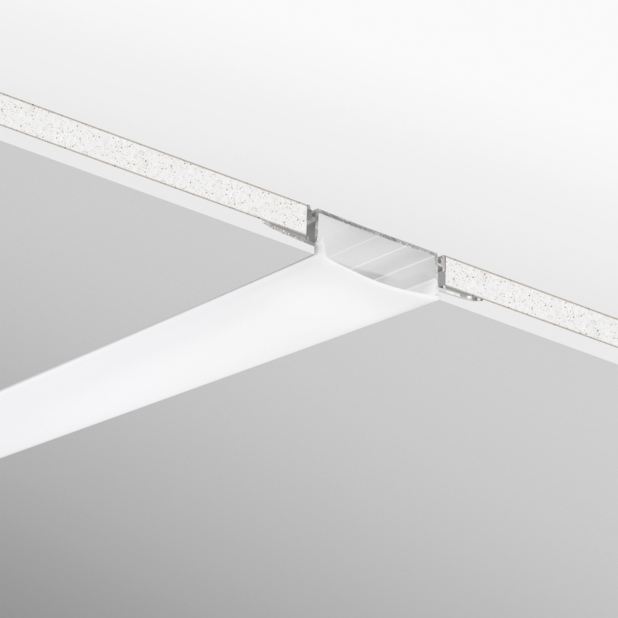 Intec Ugradbeni Profil za LED Trake Gorizia XL 2 m, Aluminij Srebrni