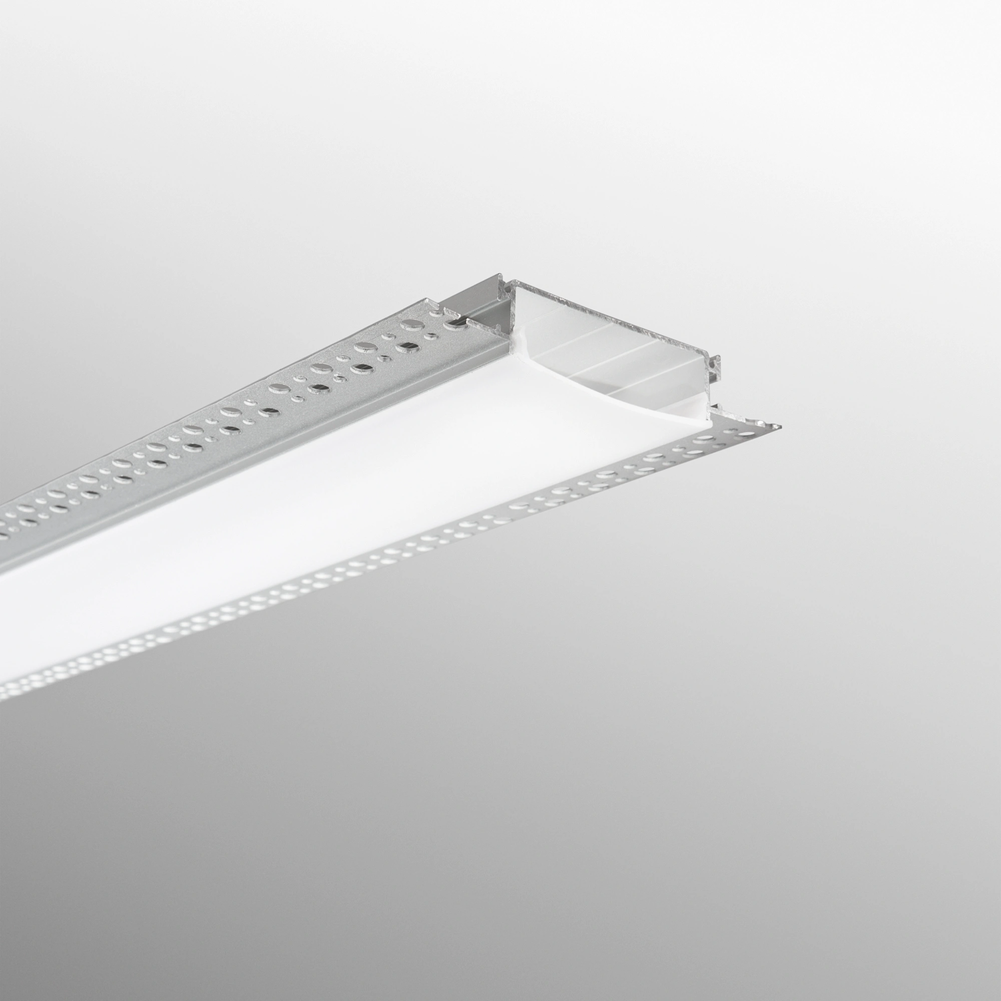 Intec Ugradbeni Profil za LED Trake Gorizia XL 2 m, Aluminij Srebrni