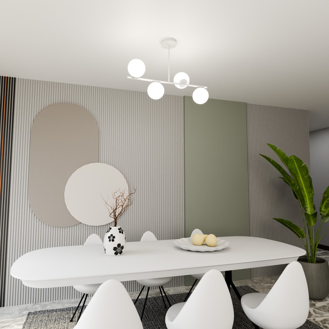 Emibig Stropna svjetiljka BIOR 230V 10W MAX LED E14 Čelik/ Staklo Bijela