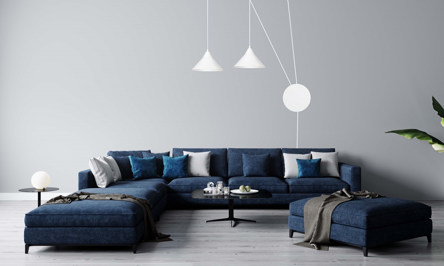 Emibig Visilica ABRAMO 230V 15W MAX LED E27 Čelik Bijela