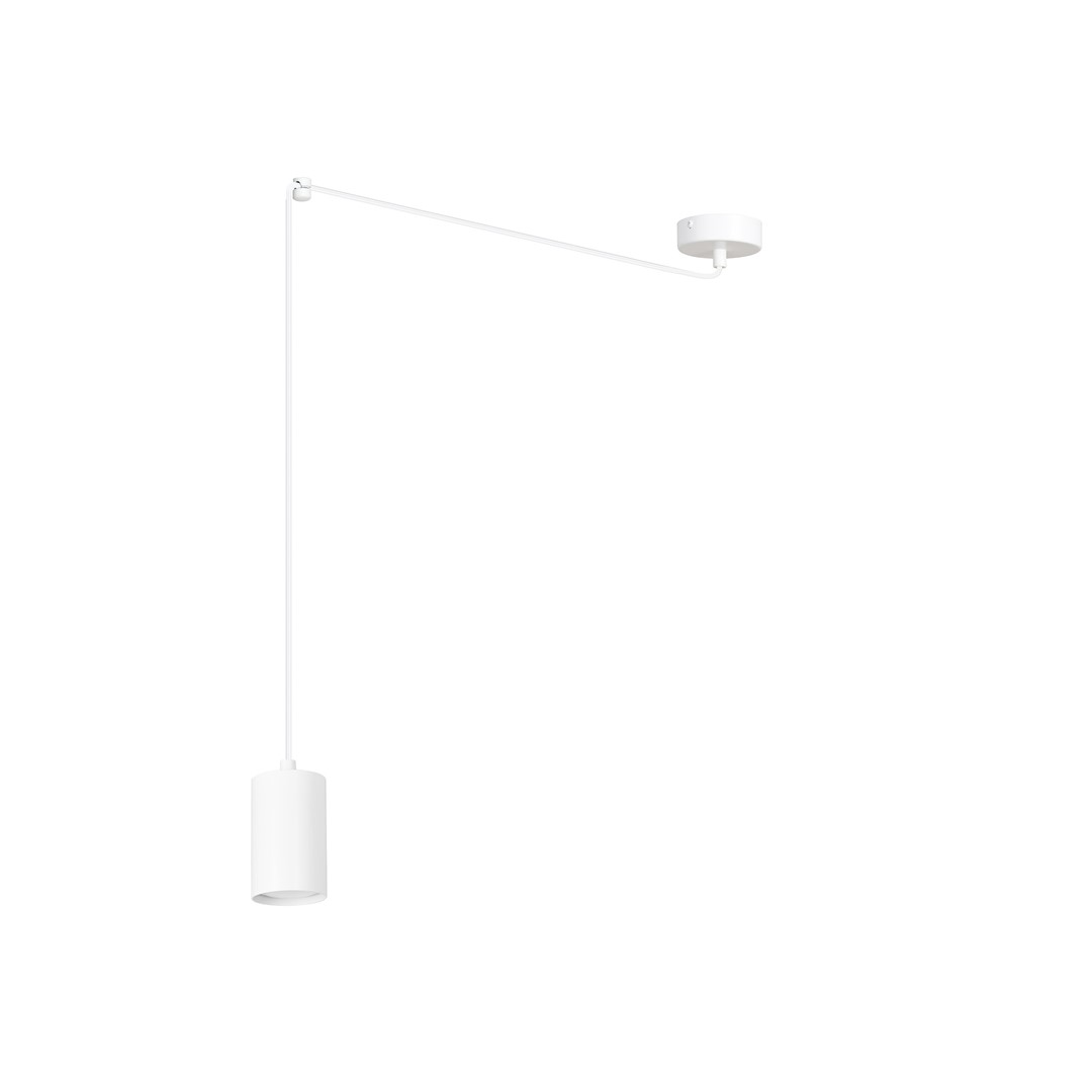Emibig Visilica TRAKER 230V 10W MAX LED GU10 Čelik Bijela
