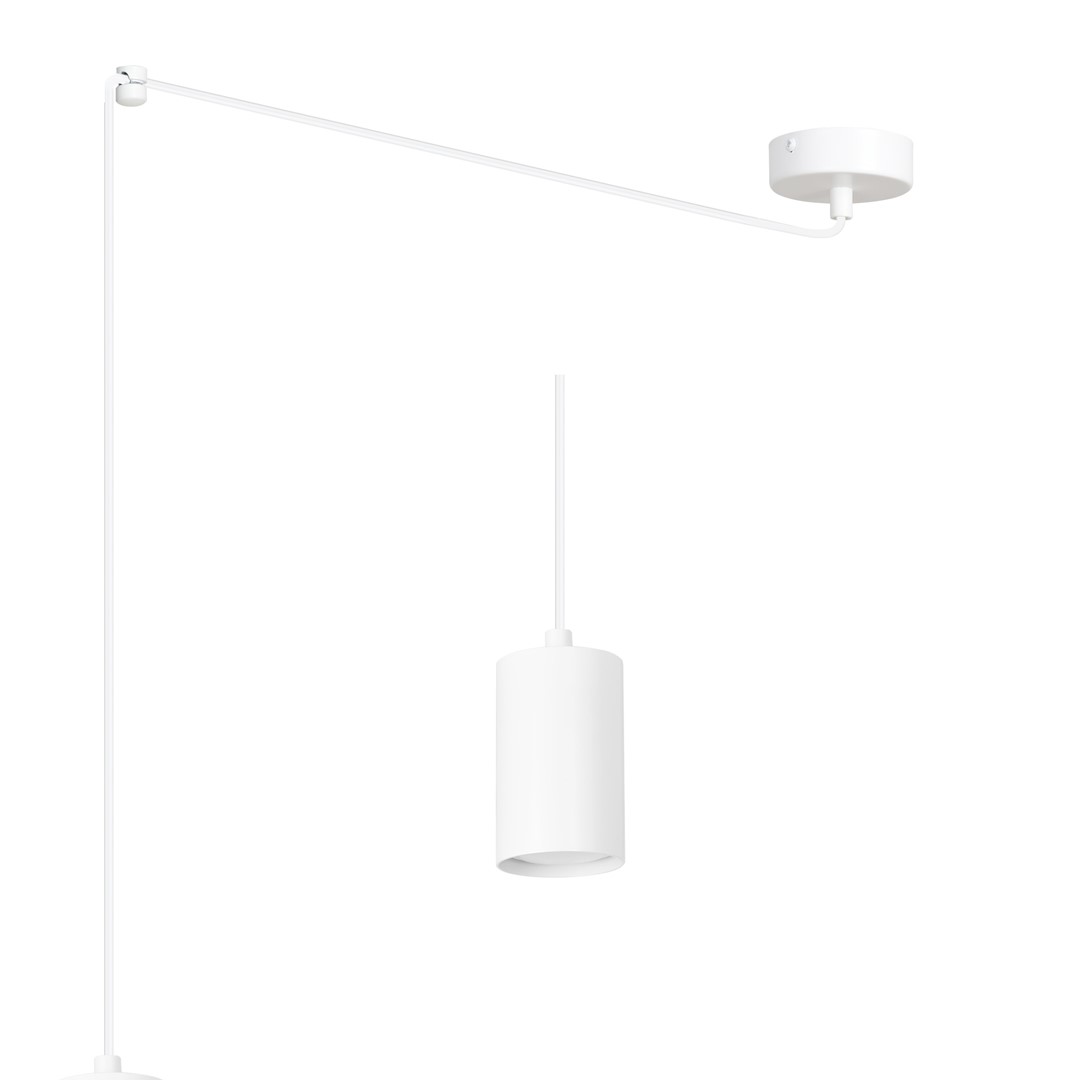 Emibig Visilica TRAKER 230V 10W MAX LED GU10 Čelik Bijela