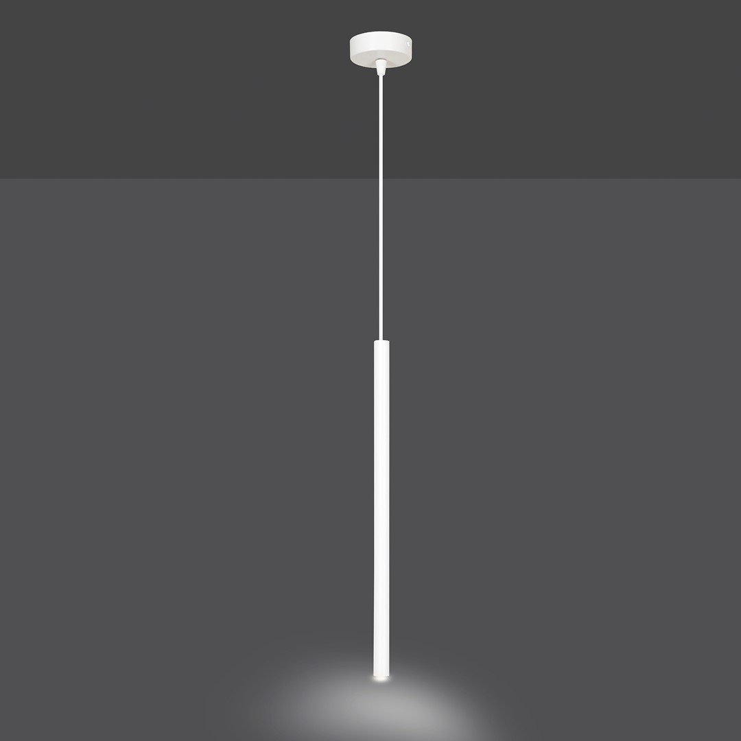 Emibig Visilica SELTER 230V 8W MAX LED G9 Čelik Bijela