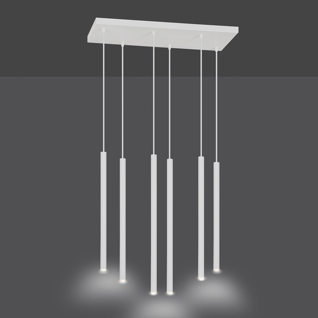 Emibig Visilica SELTER 230V 8W MAX LED G9 Čelik Bijela
