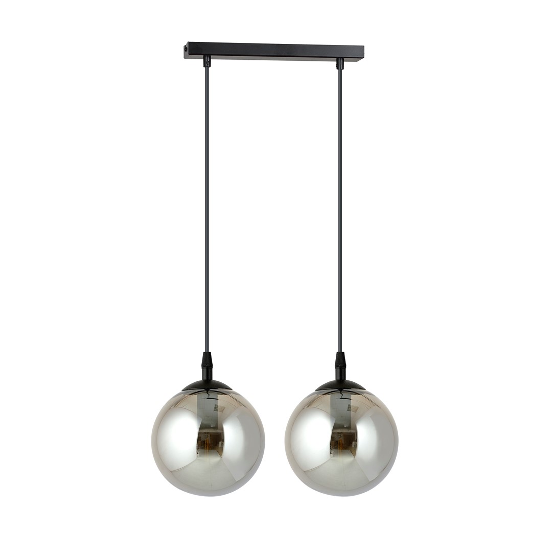 Emibig Visilica COSMO 230V 10W MAX LED E14 Čelik/ Staklo Crna