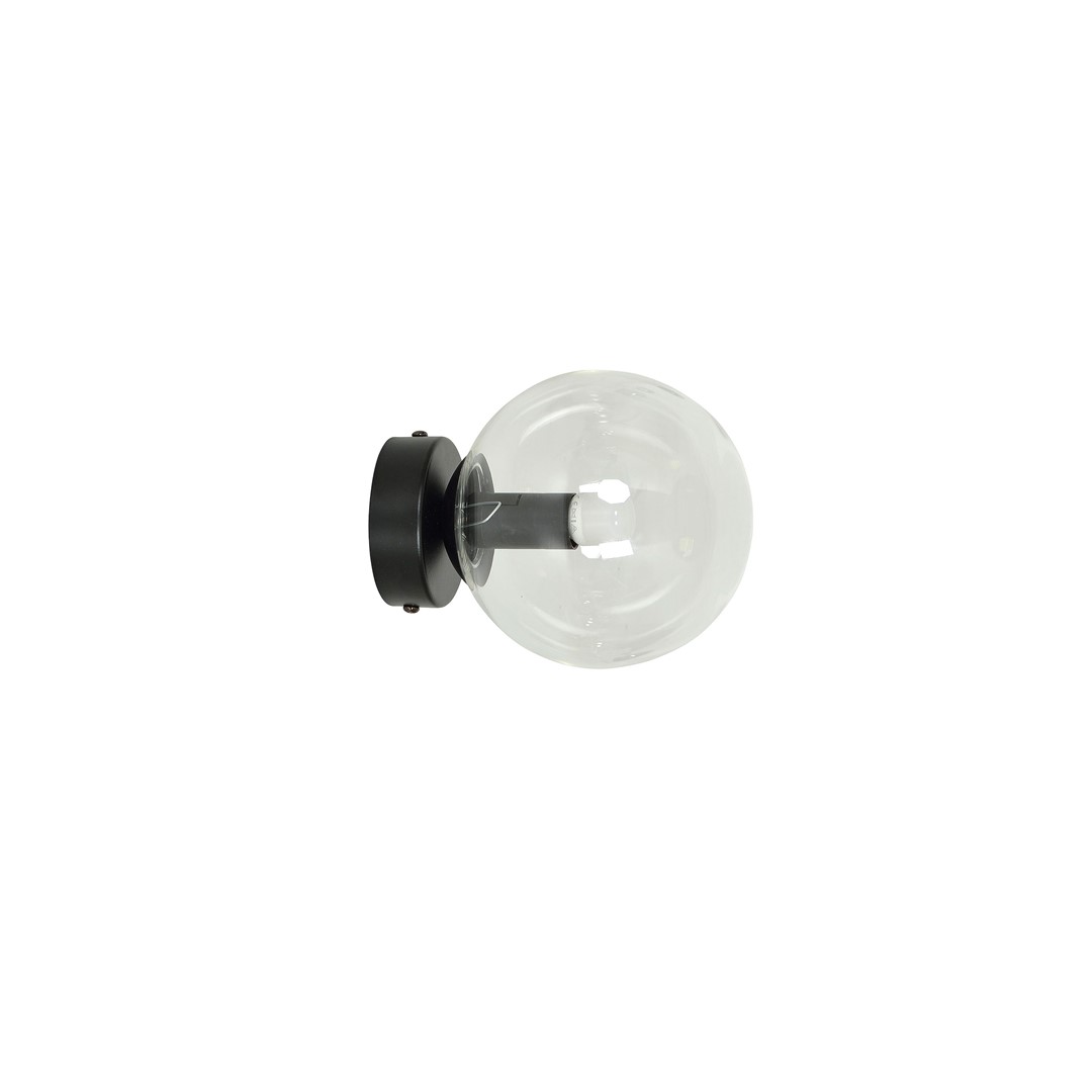 Emibig Visilica ROSSI 230V 10W MAX LED E14 Čelik/ Staklo Crna