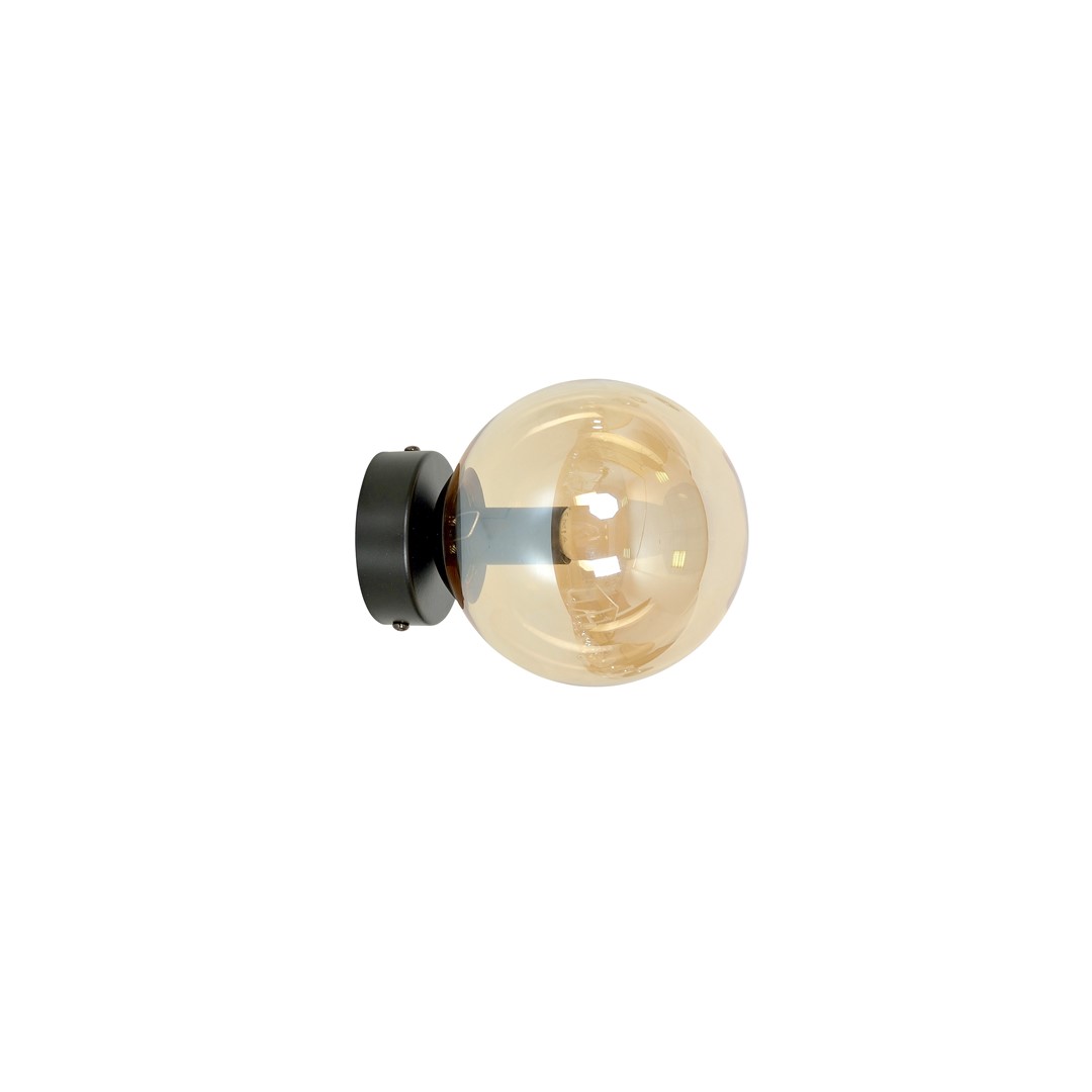 Emibig Visilica ROSSI 230V 10W MAX LED E14 Čelik/ Staklo Crna