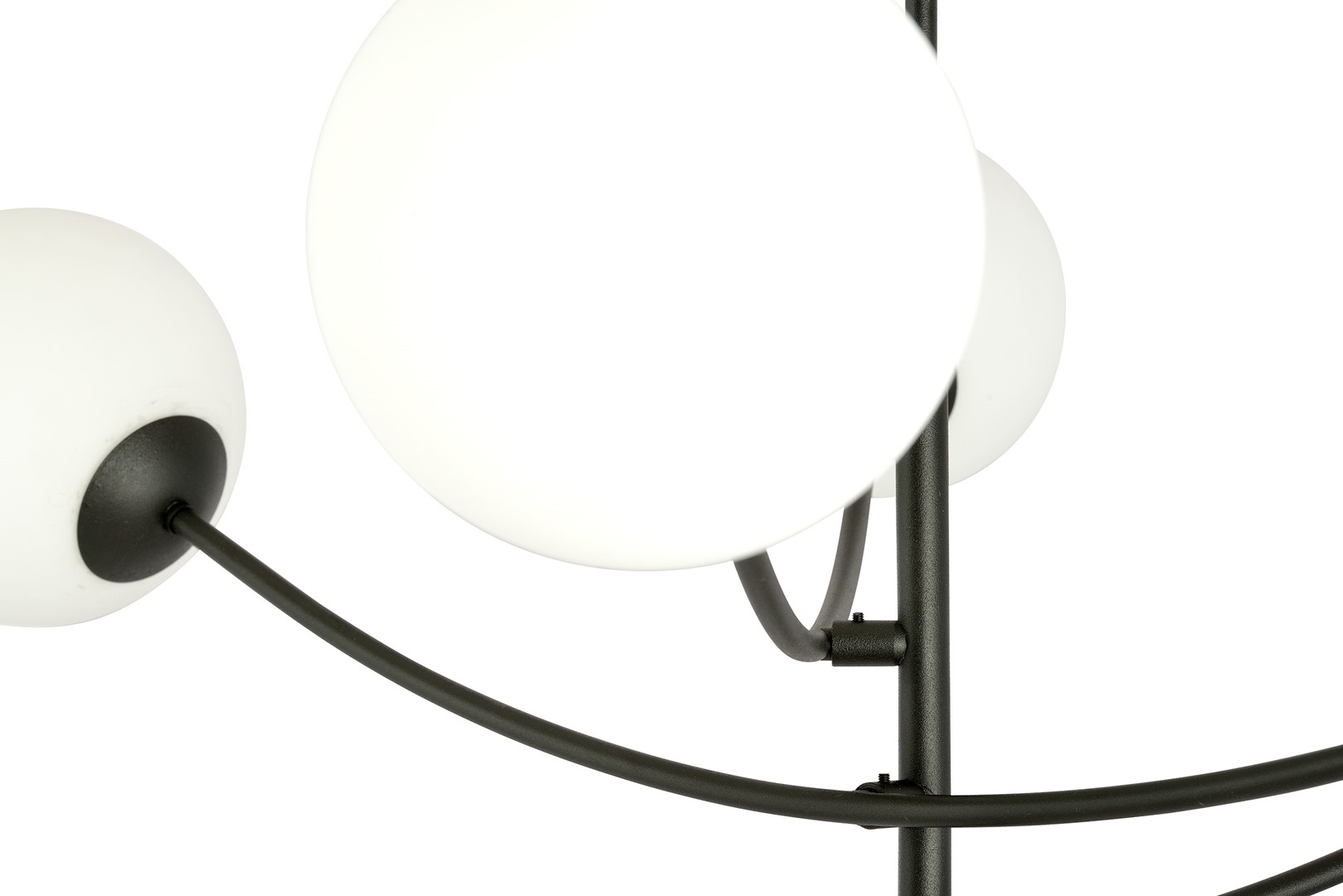 Emibig Stropna svjetiljka HUNTER 230V 10W MAX LED E14 Čelik/ Staklo Crna