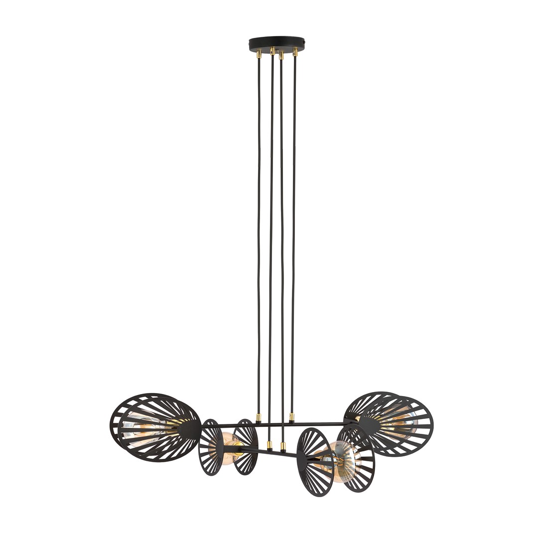 Emibig Visilica PLAYA 230V 15W MAX LED E27 Čelik Crna