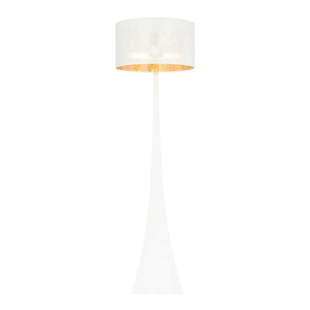 Emibig Podna lampa ESTRELLA 230V 15W MAX LED E27 Čelik/ Tkanina Crna
