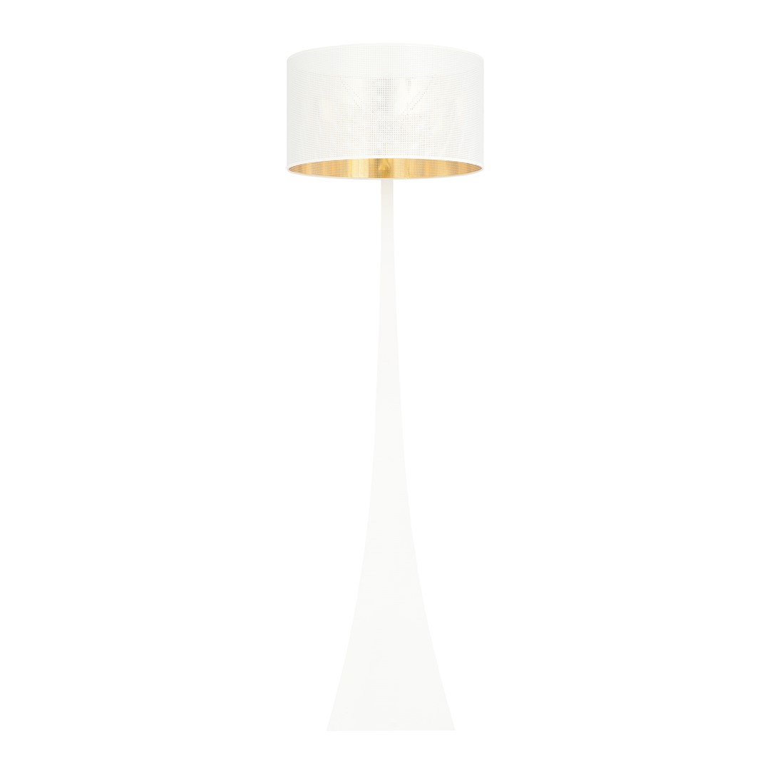 Emibig Podna lampa ESTRELLA 230V 15W MAX LED E27 Čelik/ Tkanina Crna
