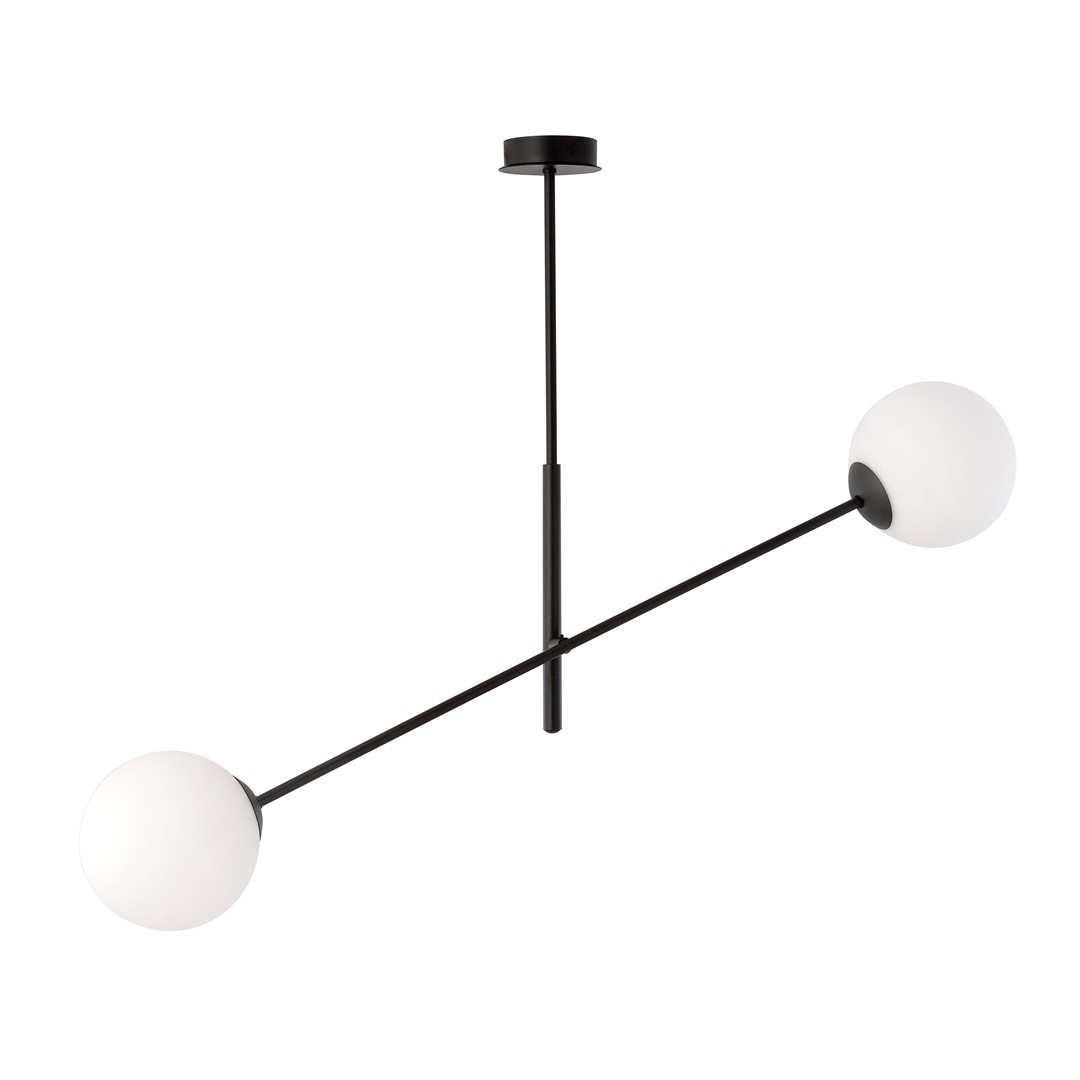 Emibig Visilica LINEAR 230V 10W MAX LED E14 Čelik/ Staklo Crna
