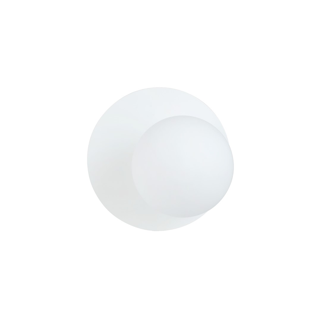 Emibig Zidna lampa OSLO 230V 10W MAX LED E14 Čelik/ Staklo Bijela