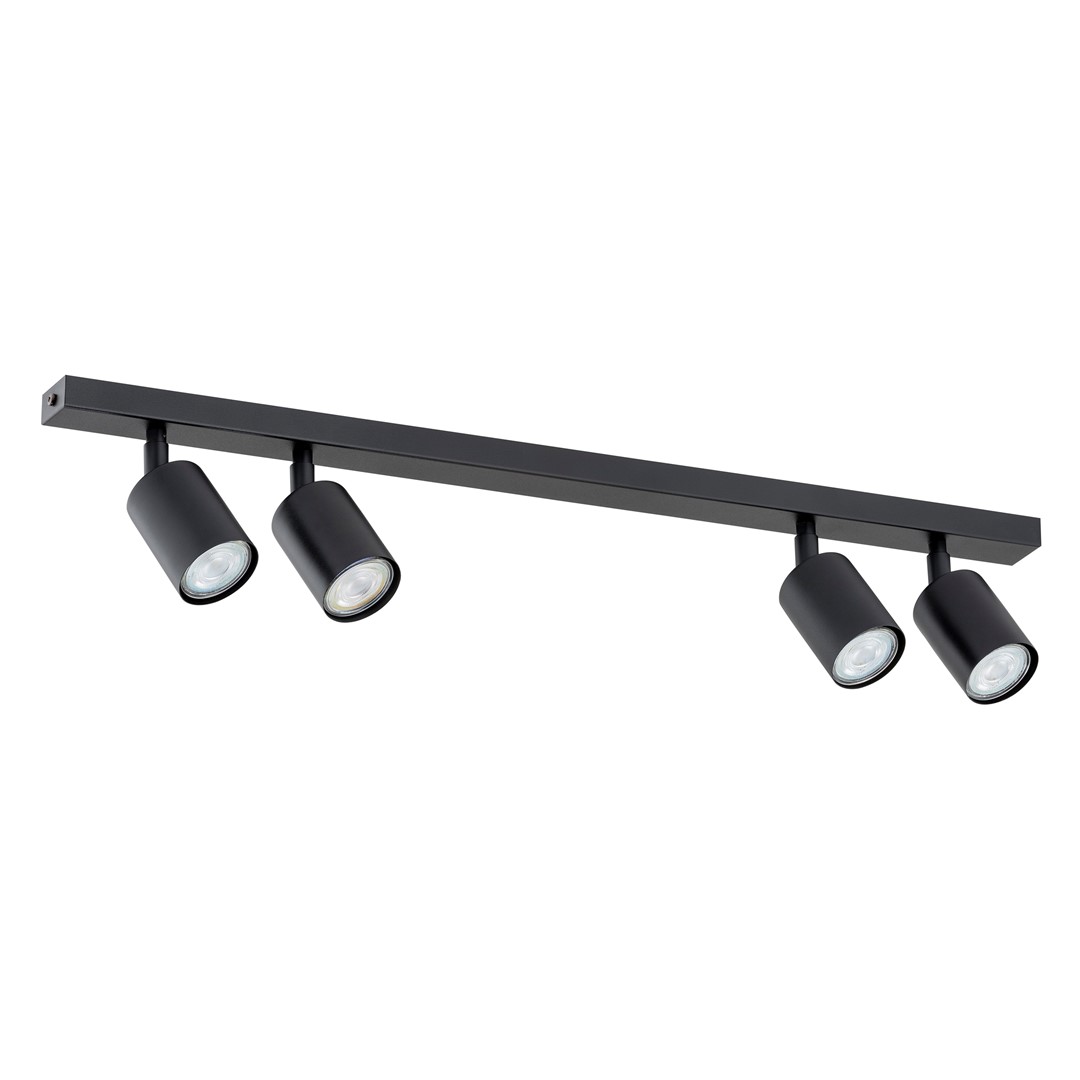Emibig Stropna svjetiljka FLASH 230V 8W MAX LED GU10 Čelik Crna