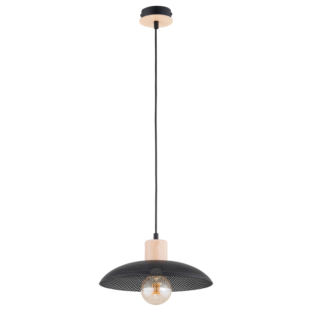 Emibig Luster KOBE 230V 15W MAX LED E27 Čelik Crna