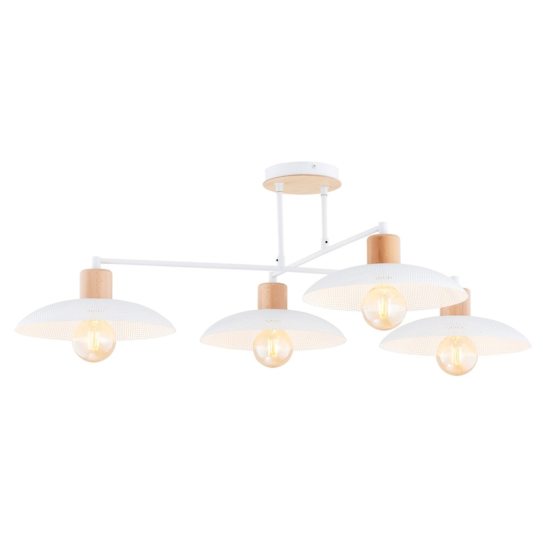 Emibig Luster KOBE 230V 15W MAX LED E27 Čelik Bijela