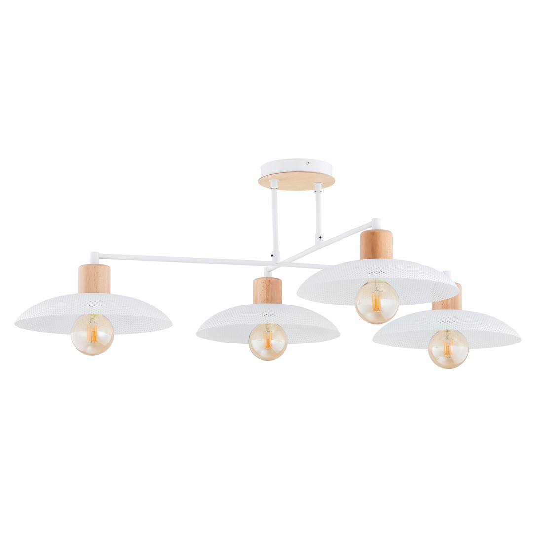 Emibig Luster KOBE 230V 15W MAX LED E27 Čelik Bijela