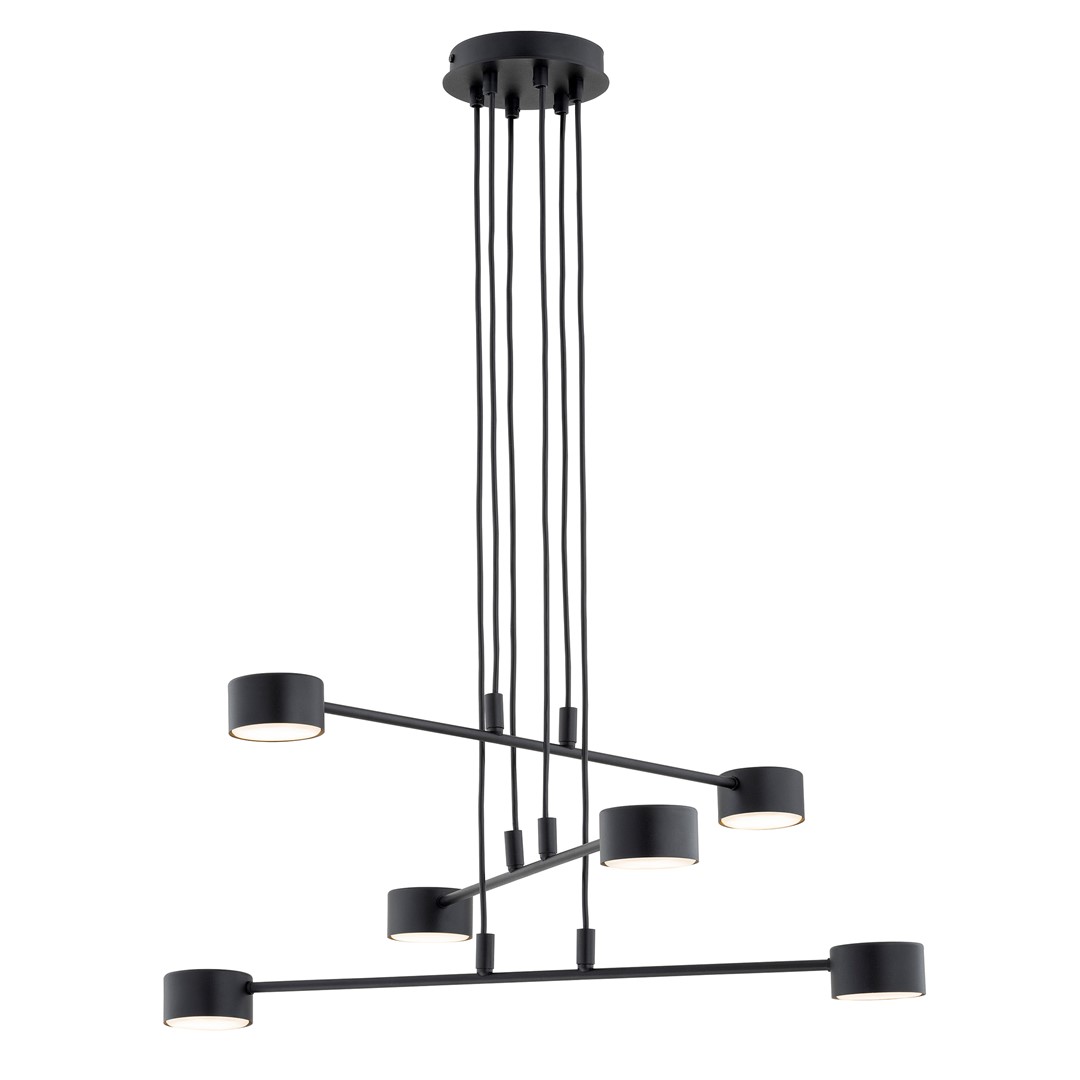 Emibig Visilica MODUS 230V 10W MAX LED GX53 Čelik Crna