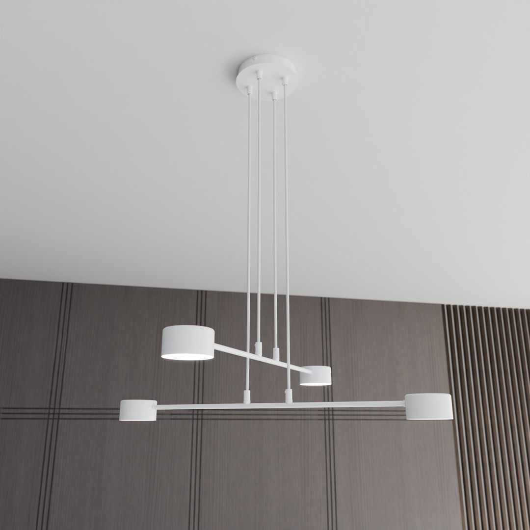Emibig Visilica MODUS 230V 10W MAX LED GX53 Čelik Bijela