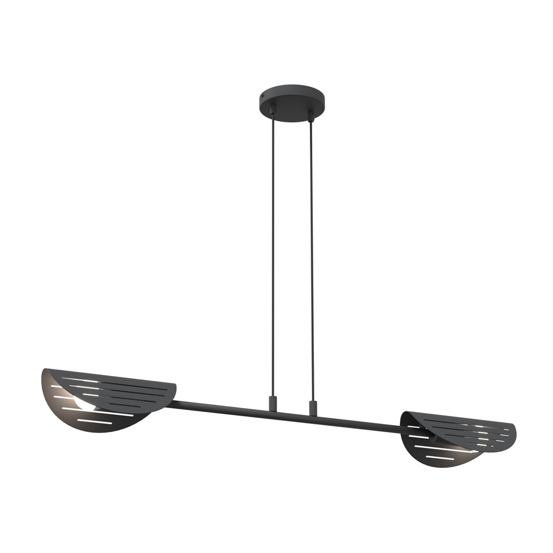 Emibig Visilica SABER 230 V 15W MAX LED E27 Čelik Crna
