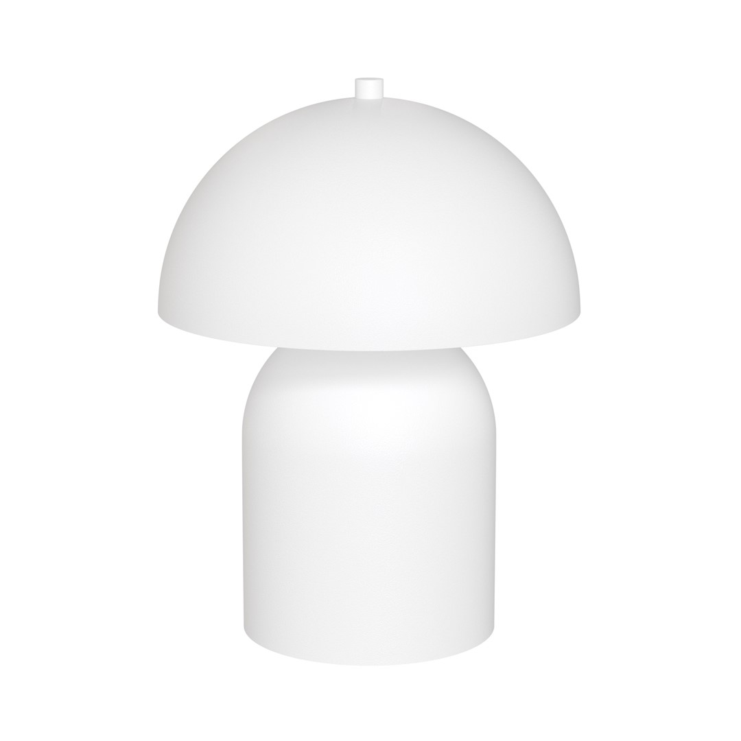 Emibig Stolna lampa MUSH 230 V 8W MAX LED G9 Čelik Bijela