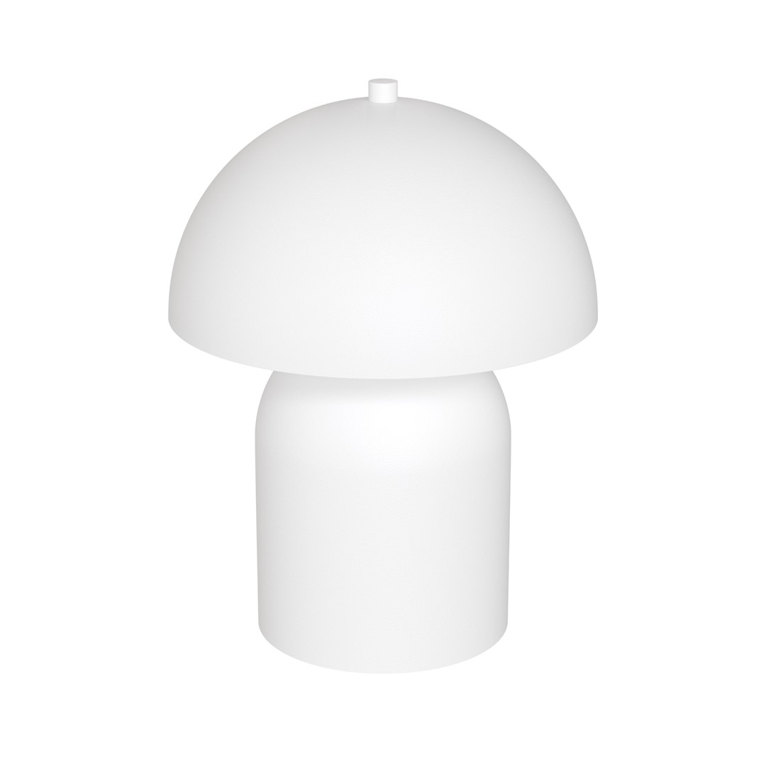Emibig Stolna lampa MUSH 230 V 8W MAX LED G9 Čelik Bijela