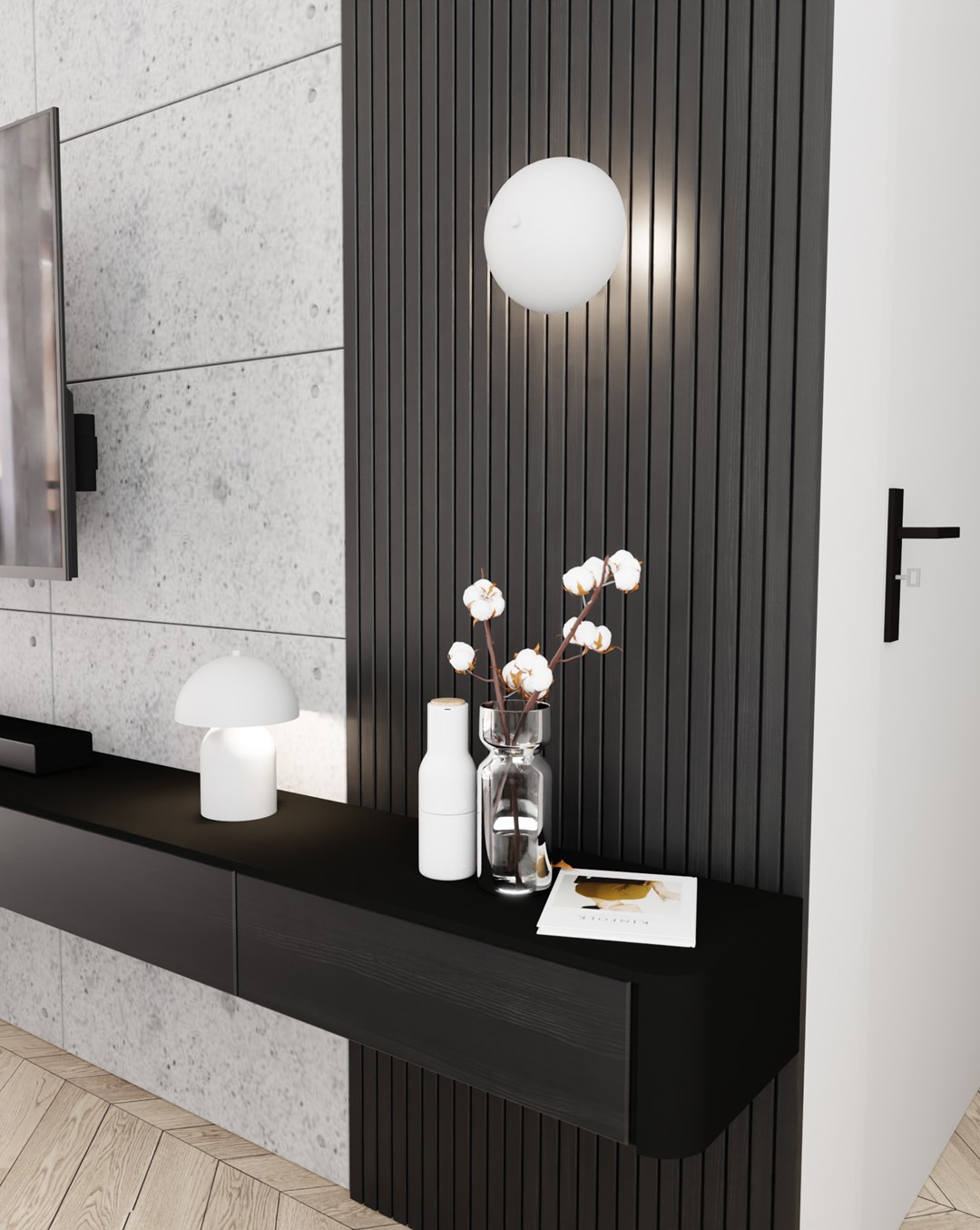 Emibig Stolna lampa MUSH 230 V 8W MAX LED G9 Čelik Bijela