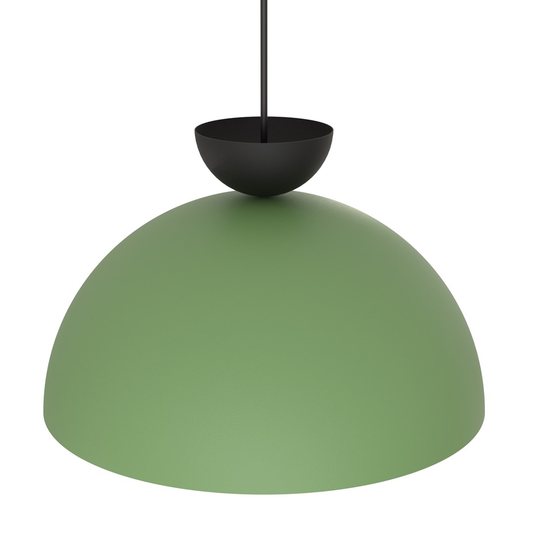 Emibig Visilica LUNARO 230 V 12W MAX LED GX53 Čelik Crna/ Zelena
