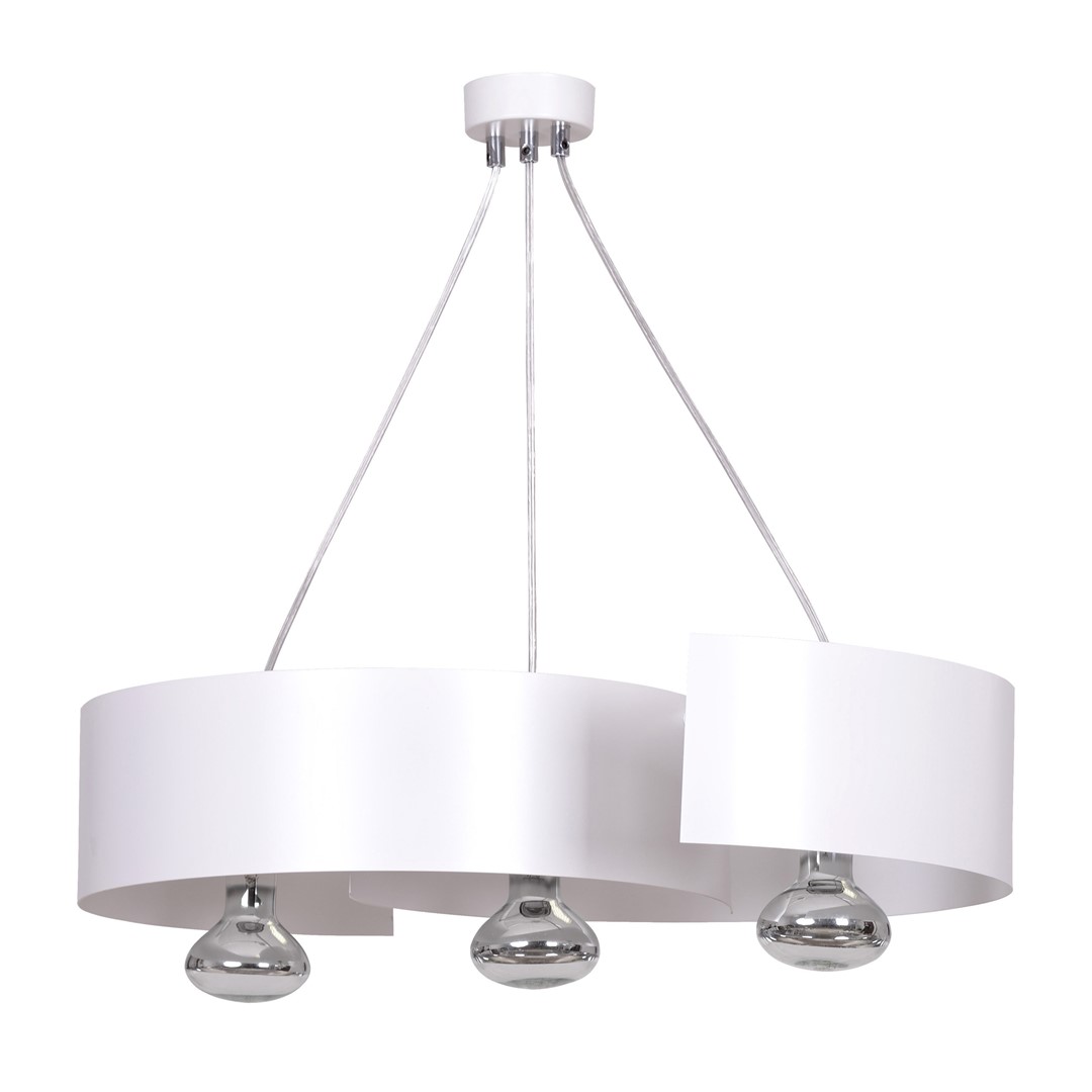 Emibig Visilica VIXON 230V 15W MAX LED E27 Čelik Bijela