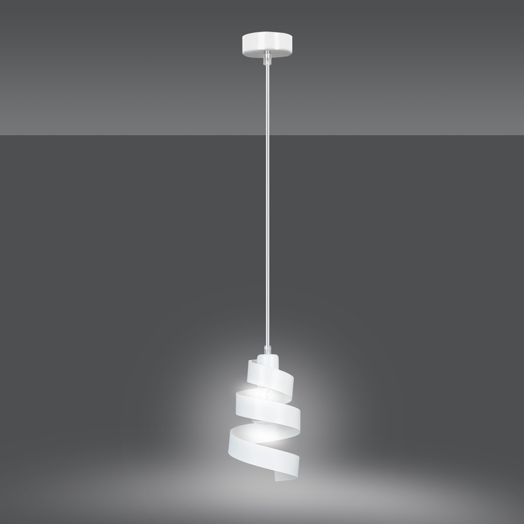Emibig Visilica SAGA 230V 15W MAX LED E27 Čelik Bijela
